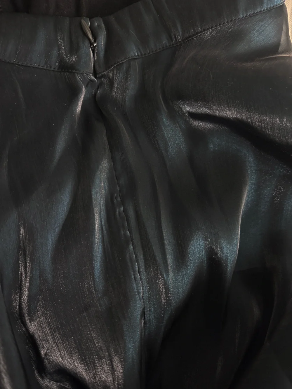 Anthropologie Bl-nk Arleth Black Midi Skirt Medium NWT - Picture 10 of 13